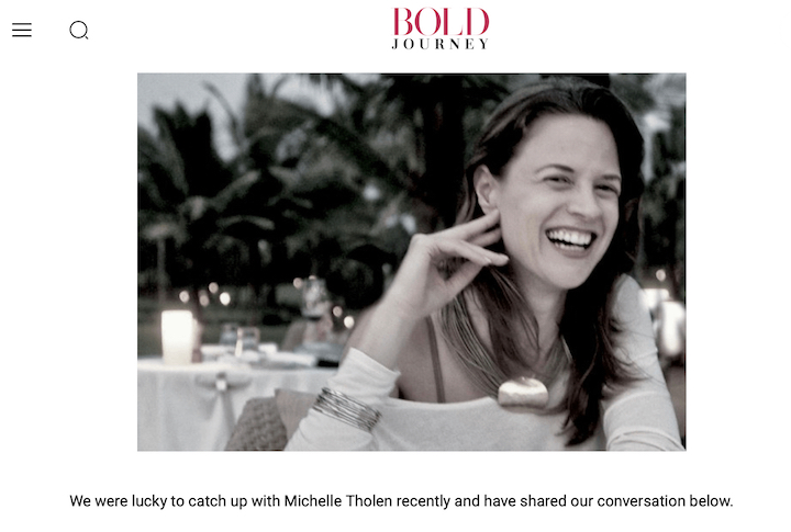 Bold Journey — Meet Michelle Tholen
